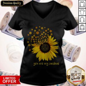Dungeons Dragons Sunflower You Are My Sunshine V-neck