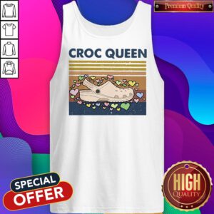 Funny Croc Quen Vintage Tank Top
