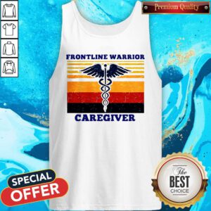 Funny Frontline Warrior Caregiver Vintage Version Tank Top