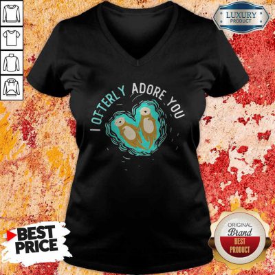 Funny I Otterly Adore You V-neck