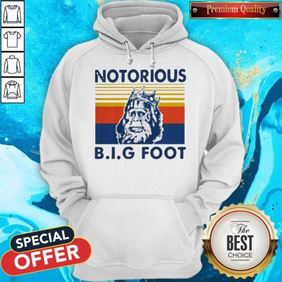 Funny Notorious Big Bigfoot Vintage Hoodie