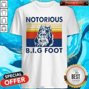 Funny Notorious Big Bigfoot Vintage Shirt