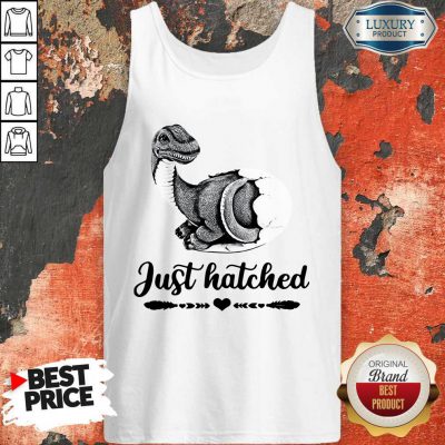 Funny Saurus Just Hatched Tank Top