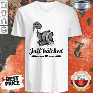 Funny Saurus Just Hatched V-neck