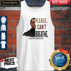 George Floyd Please I Can’t Breathe Justice For Floyd Tank Top