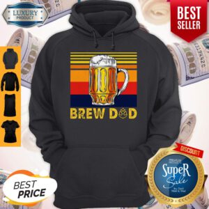 Good Beer Brew Dad Vintage Best Black Hoodie
