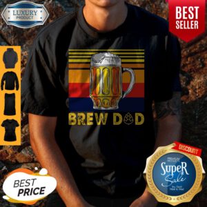 Good Beer Brew Dad Vintage Best Black Shirt