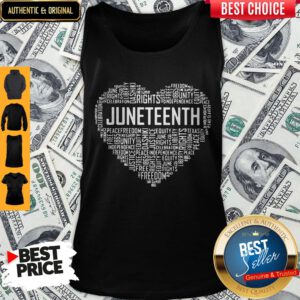 Good Love Rights Juneteenth Heart Tank Top