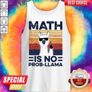 Good Math Is No Prob-Llama Vintage Tank Top