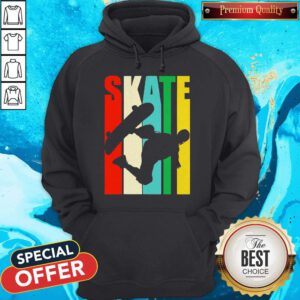 Good Skateboarder Retro Vintage Skateboarding Hoodie