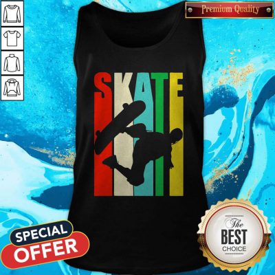 Good Skateboarder Retro Vintage Skateboarding Tank Top