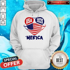 Good USA 2020 4th Of July Merica Quarantine Hoodie
