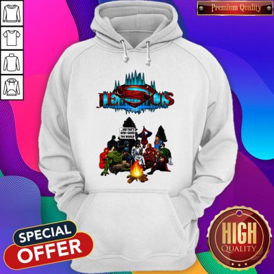 Jesus Is My Superhero And Thats How I Saved The World Camping Hoodie