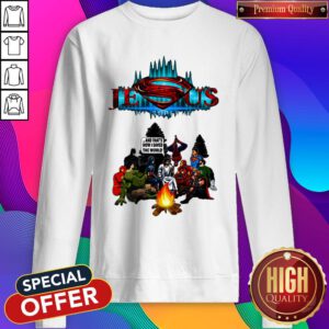 Jesus Is My Superhero And Thats How I Saved The World Camping Sweatshirt