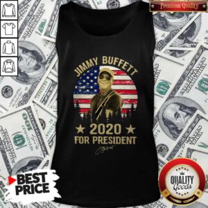 Jimmy Buffett 2020 For President American Flag Vintage Tank Top