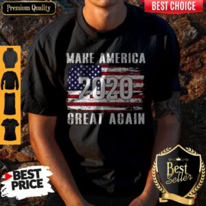 Nice American Flag Make America 2020 Great Again Shirt