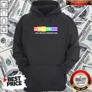 Nice LGBT It's A PRIDE Thing You Would Understand Hoodie