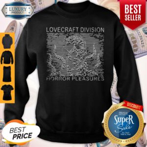 Nice Lovecraft Division Horror Pleasures Sweatshirt