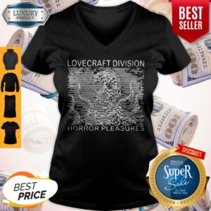 Nice Lovecraft Division Horror Pleasures V-neck