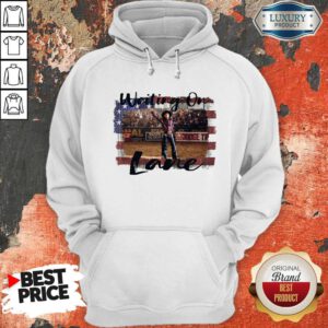 Nice Luke Perry Waiting On Lane American Flag Hoodie
