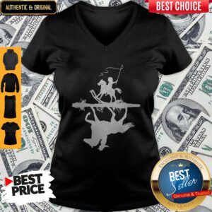 Official Horse Girl Shadow V-neck