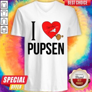 Official I Love Pupsen V-neck