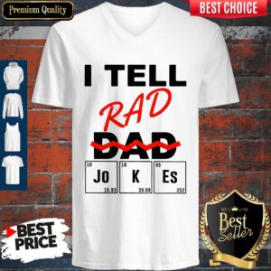 Official I Teel Rad Dad Jokes V-neck