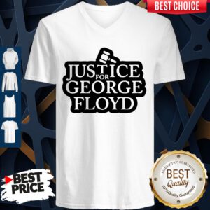Official Law Justice For George Floyd V-neck