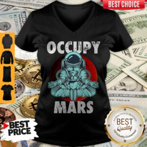 Official Occupy Mars Yoga V-neck