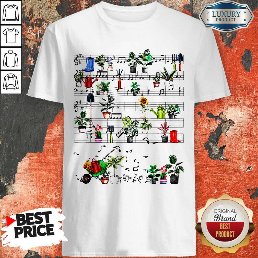Official Wheelbarrow Garden Music Shirt