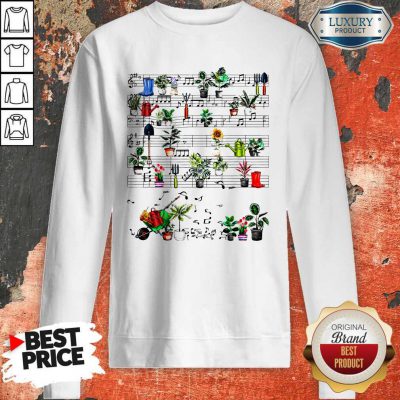 Official Wheelbarrow Garden Music Sweatshirt