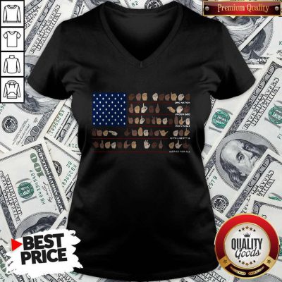 One Nation Under God Indivisible With Liberty And Justice For All V-neck