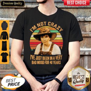 Ouiser Boudreaux I’m Not Crazy I’ve Just Been In A Very Bad Mood For 40 Year Vintage Shirt