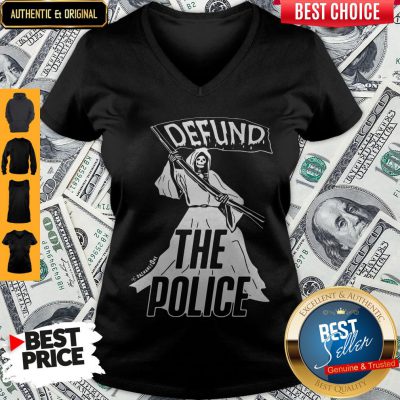 Premium Death Defund The Police Zone V-neck