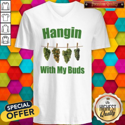Premium Hangin With My Buds V-neck