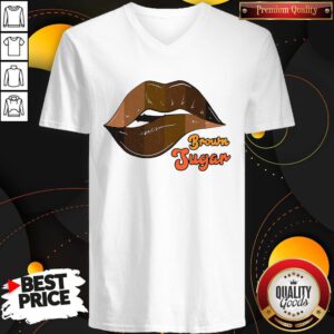 Premium Lip Brow Sugar V-neck