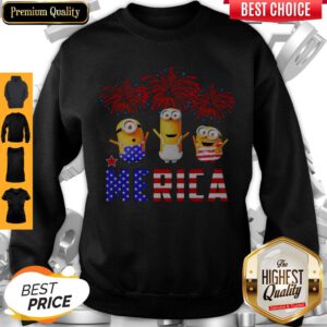 Premium Minions Happy The 4th Of July America Sweatshirt