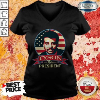 Premium Tyson For President V-neck