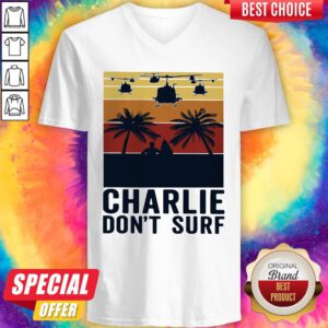 Pretty Charlie Don’t Surf Vintage V-neck