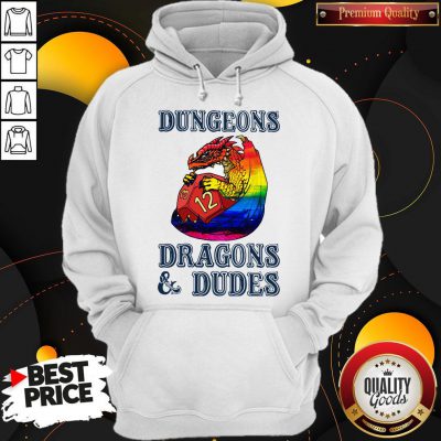 Pretty LGBT Dungeons Dragons And Dudes Hoodie