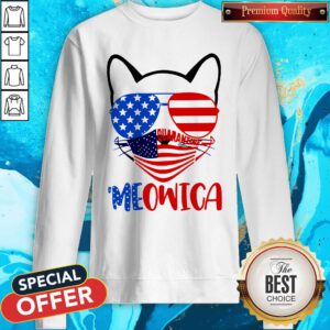 Pretty Meowica 4th Of July Merica Quarantine Sweatshirt