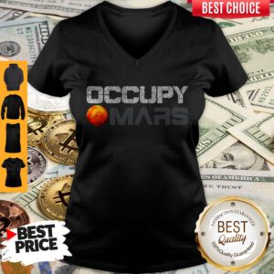 Pretty Occupy Mars V-neck