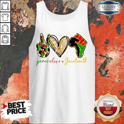 Pretty Peace Love Juneteenth Tank Top