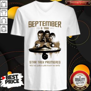 September 8 1966 Star Trek Premieres And The World Was Never The Same V-neck
