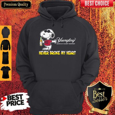 Snoopy Yuengling America’s Oldest Brewery Beer Never Broke My Heart Hoodie