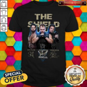The Shield Seth Rollins Dean Ambrose Roman Reigns Signatures Shirt