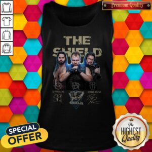 The Shield Seth Rollins Dean Ambrose Roman Reigns Signatures Tank Top