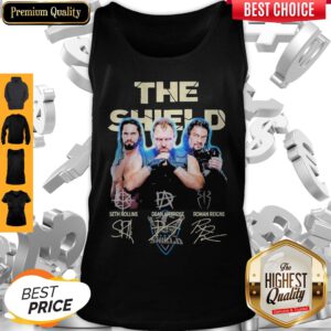 The Shield Seth Rollins Dean Ambrose Roman Reigns Signatures Tank Top