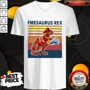 Top Firesaus Rex Vintage V-neck