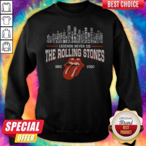 Top Legends Never Die The Rolling Stones 1962 2020 Sweatshirt